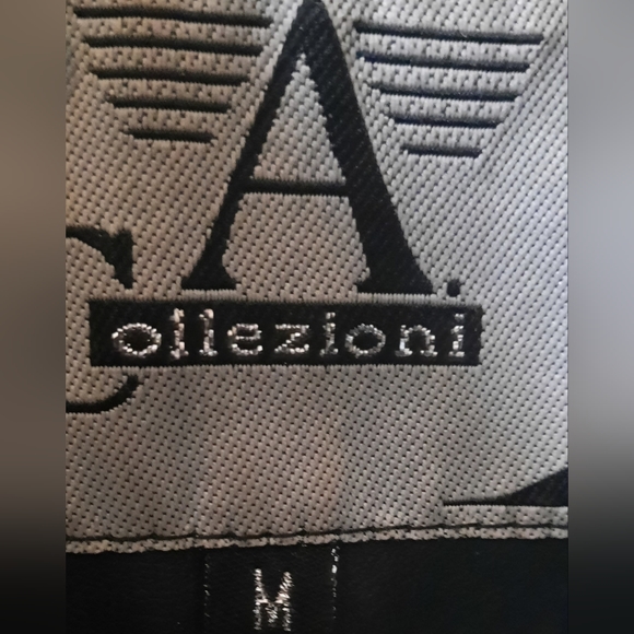 Armani Collezioni Italia men's leather jacket size M - Picture 5 of 10